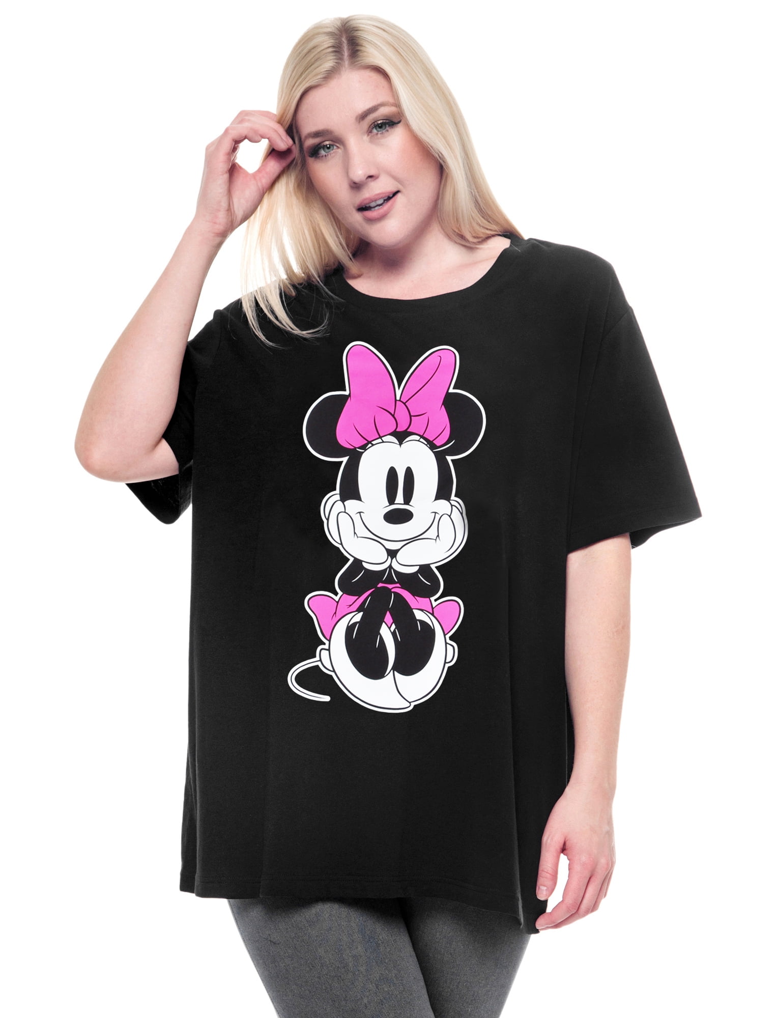 minnie mouse t shirt women's plus size