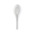 thumbnail image 2 of Voga White Melamine Asian Soup Spoon - 4 3/4" x 1 1/2" x 1 1/2" - 10 count box, 2 of 10
