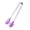 Purple, variant on Kitchen Silicone Tongs Mini Hand Shaped Head Stainless Steel Food Tongs for Serving Appetizers Fruit Candy Ice Cute Design for teen Adults, 1* Stainless Steel Pliers