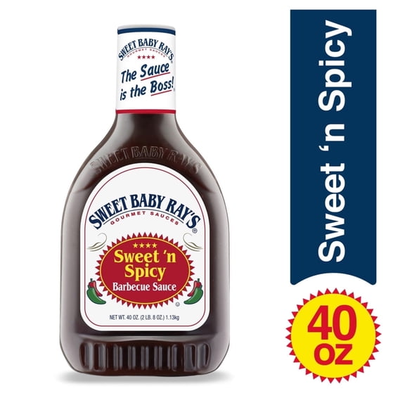 Sweet Baby Ray's Sweet 'n Spicy Barbecue Sauce 40 oz (2 Pack)