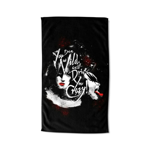 KISS Will Drive You Crazy Beach Towel 40x72 inches