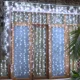 thumbnail image 4 of Luces de carámbanos navideñas para exteriores, luces LED de carámbanos de 30 m, luces de cortina de ventana impermeables, luces de carámbanos centelleantes navideñas, 4 of 5