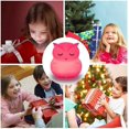 thumbnail image 4 of Colorful Kids Night Light, Touch Light LED Night Lamp, 9 Colors USB Rechargeable Lamp, Silicone Lamp, Bedside Lamp, Light Atmosphere, Indoor Lighting,, 4 of 5