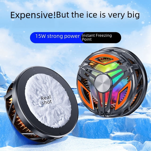 Enfriador magnético cubierto de hielo para teléfono móvil que mejora el rendimiento del teléfono