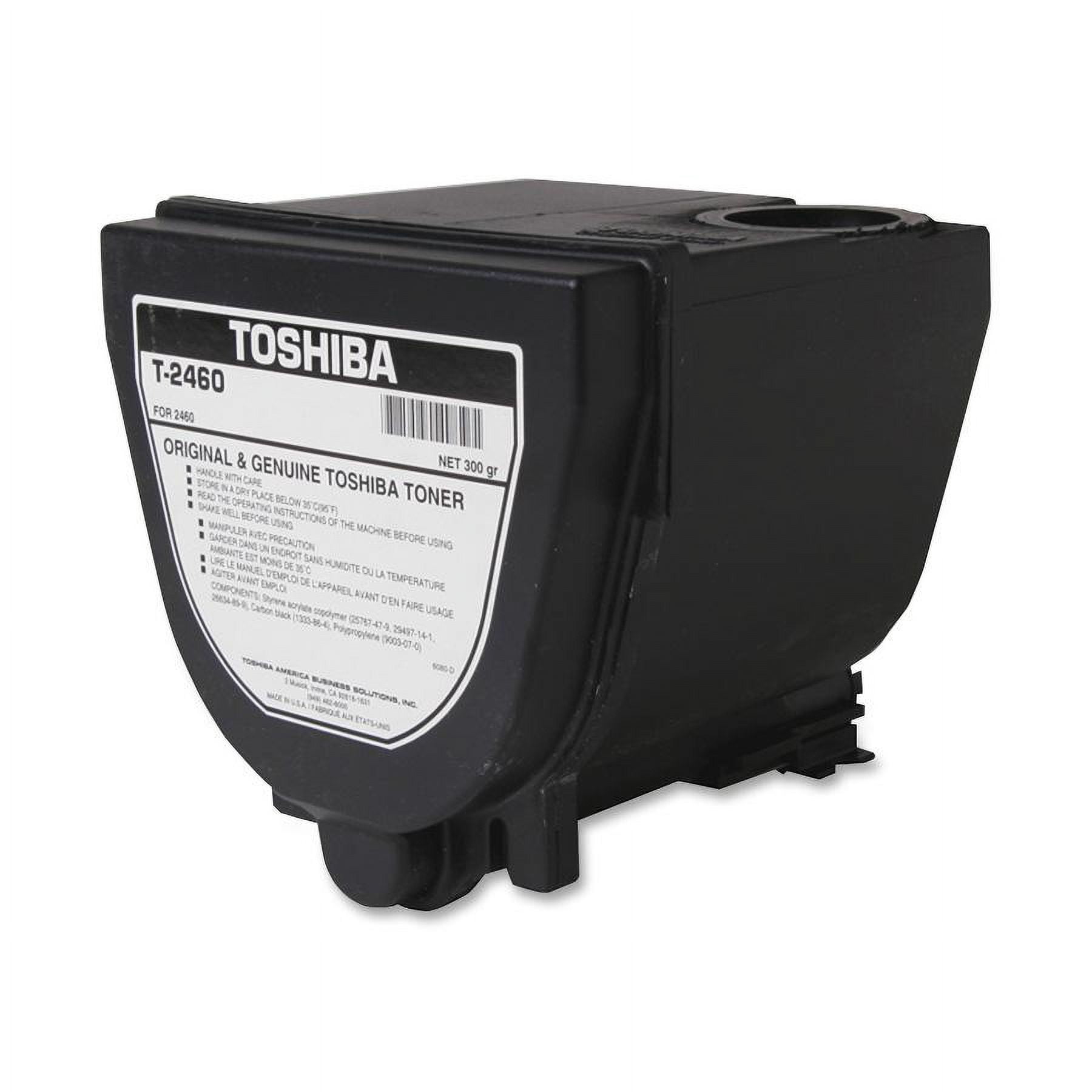 Toshiba T2460 Toner, 10000 Page-Yield, Black