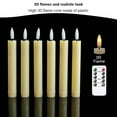 thumbnail image 2 of 6pcs Electronic Candle Lights Dimmable Electronic Candle Stick Dinner Decoration, 2 of 9