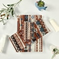 thumbnail image 5 of Dreamtimes Bath Towel Sets for Bathroom Hand Towels Fingertip Towels Ethnic Boho Geometric Mexico Vector 3 Piece Decorative Soft Cotton Absorbent, 5 of 6