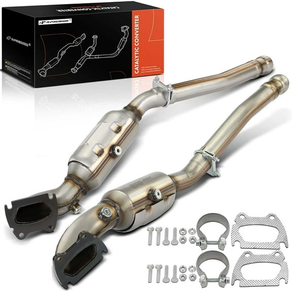 A-Premium Left and Right 2-PC Catalytic Converter Kit Direct-Fit Compatible with Jeep Grand Cherokee & Dodge Durango, 2013-2019, 3.6L, EPA Compliant, Replace# 68037894AE, 68036556AE