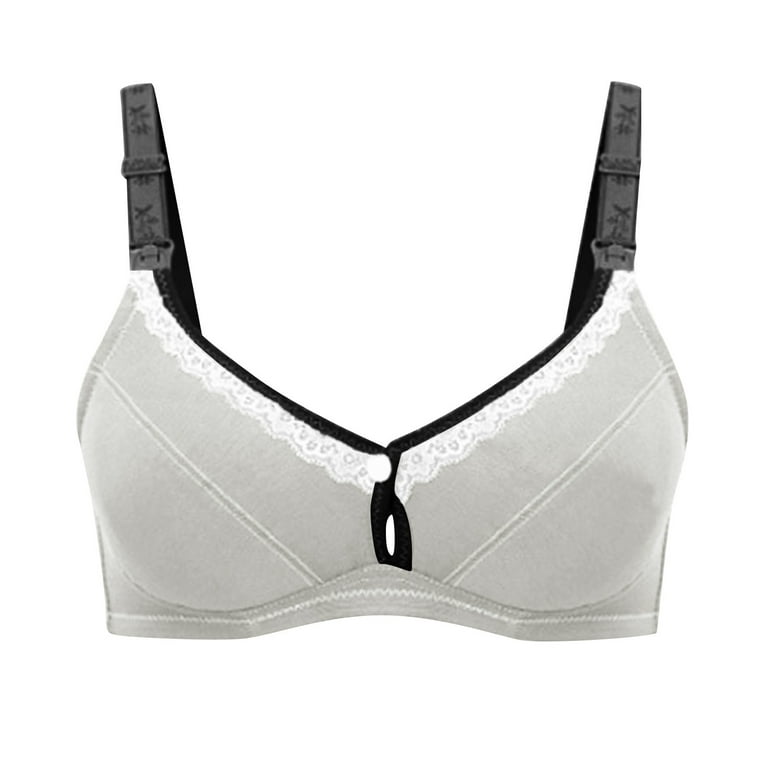 Strapless Push up Bras for Women Feeding Button Opening Large