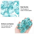 thumbnail image 3 of Fire Glass for Fire Pit, 2-3mm(1/9") High Luster Natural Glass Rocks, Light Blue, 3 of 3