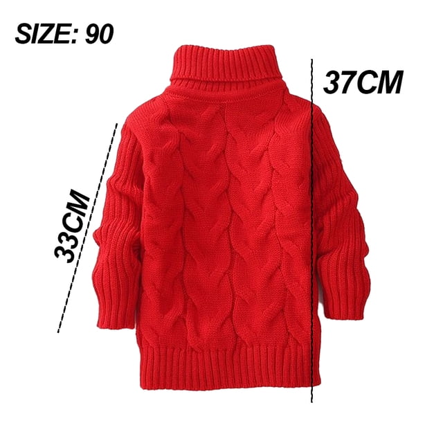 Suéteres de cuello alto para niños y niñas de otoño e invierno de Laklulu