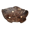 thumbnail image 1 of Jabonera de madera con forma de cáscara de coco, creativa, para guardar jabón, 1 of 8