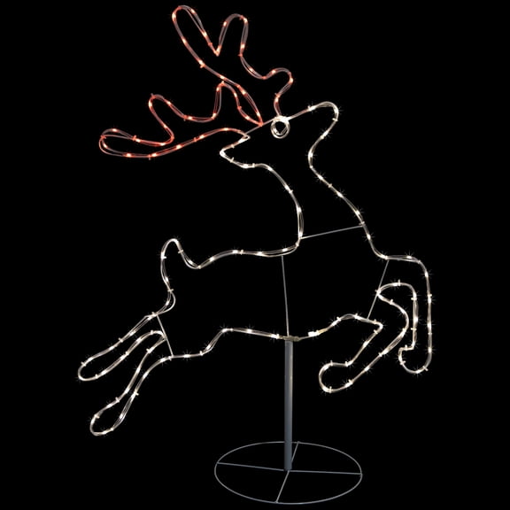 Northlight 36" Lighted Running Reindeer Silhouette Outdoor Christmas Decor