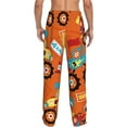 thumbnail image 3 of Goofa Monster Truck Printed Soft Pajama Pants for Men, Wide Leg Comfy Casual Lounge Yoga Pants-X-Large, 3 of 9
