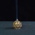 thumbnail image 3 of Farfi Decorative Incense Burner Handicraft Copper Lotus Art Piece Incense Holder Home Decor (Antique Bronze), 3 of 13
