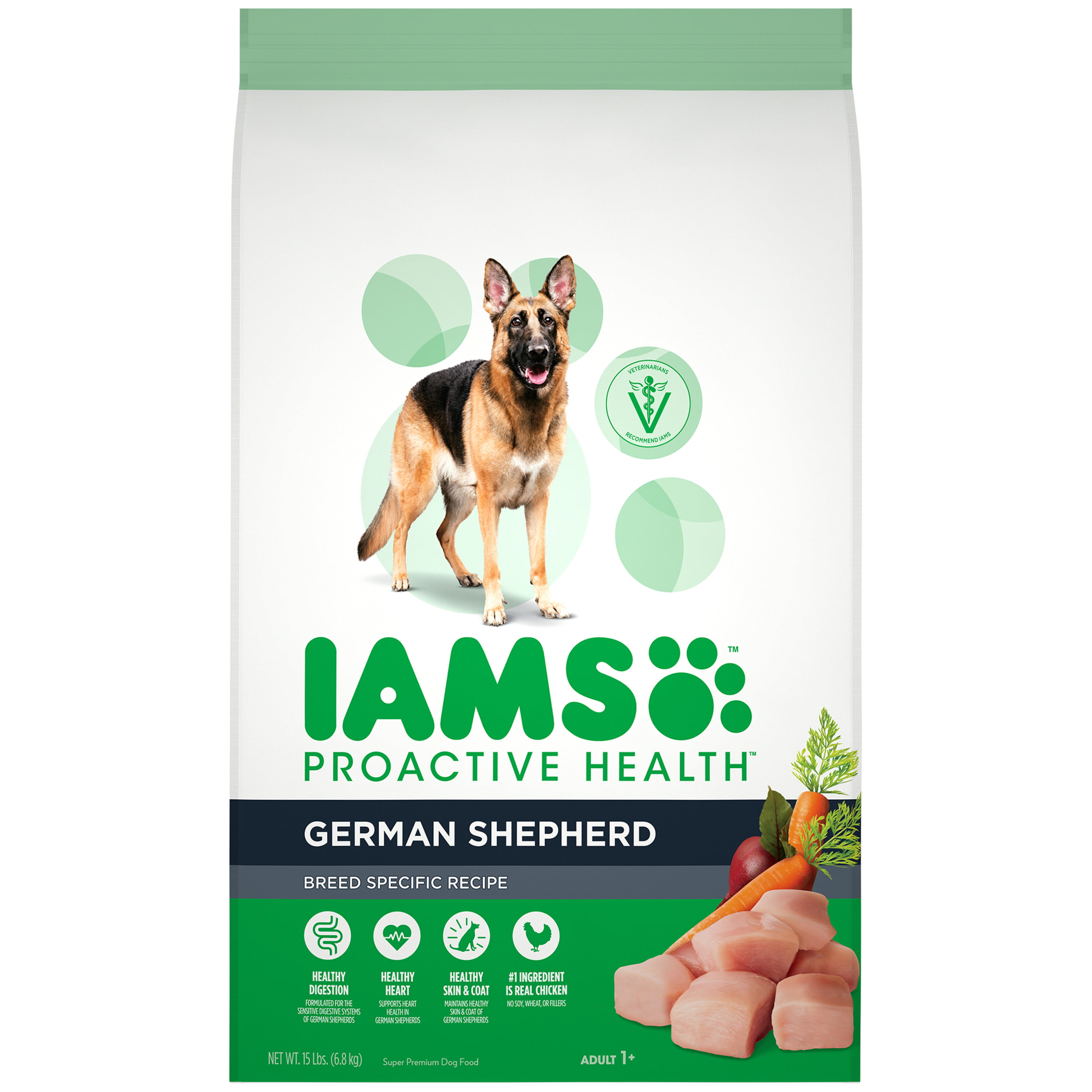 Iams Proactive Health Adult German Shepherd Dry Dog Food, Chicken