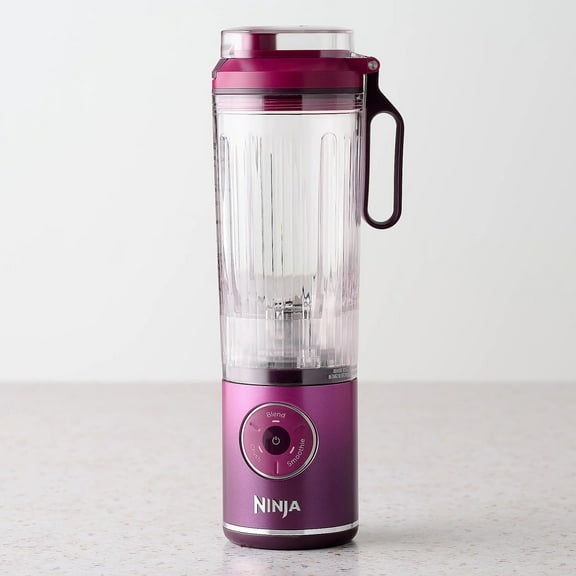 Restored Ninja BC251QRD Blast Max Personal Cordless Blender, 3 Programs, 22 oz. Twist & Go Vessel, Cherry (Refurbished)
