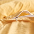 thumbnail image 5 of TBWYF Duvet Cover Set 3 Piece Bedding, Soft Seersucker Microfiber Comforter Cover with 2 Pillow Shams Yellow Full/Queen(90"*90"), 5 of 5