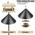 thumbnail image 4 of 12/14Inch Squirrel Flapper Durable Plastic Squirrel Guard Baffle with Accessories Wrap Around Squirrel Baffle Proof Easy to Install for Hanging Bird Feeders Poles and Bird House, 4 of 8