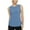 Blue, variant on fatyb Women's Workout Tanks Quick Dry Sleeveless Running Tops Yoga Gym Lightweight Ribbed Sports Shirts