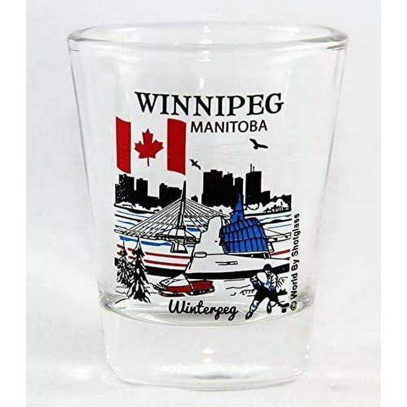 Winnipeg Manitoba Canada Great Canadian Cities Collection Shot Glass