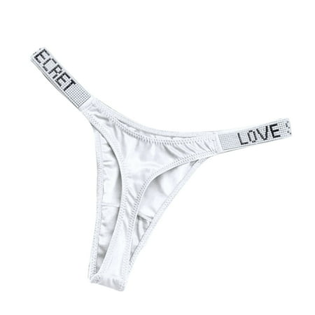 

RPVATI Women Seamless Underwear Low Rise Sexy Thongs for Women Solid G-String