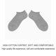 thumbnail image 5 of Guardurnaity 5 pares de calcetines de algodón, zapatillas de deporte de verano, cortos, transpirables, suaves, absorben el sudor, tobillos de moda, Medias, 5 of 6