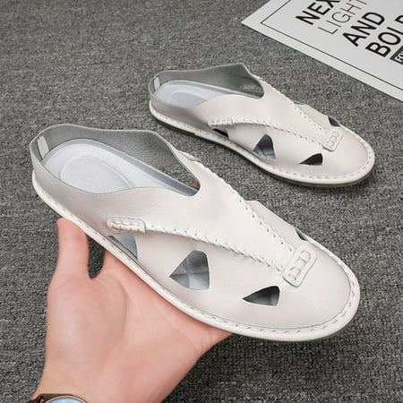 

Men s Color Matching Simple Beach Slippers Fashion Wild Wear Non-Slip Flip Flops