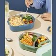 thumbnail image 6 of Insulated Stainless Steel Thermal Lunch With Multiple Compartments Microwave Food Container For School Use, 6 of 6