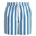thumbnail image 1 of Traje de Baño OP Para Hombre Estampado Rayas Celeste Talla M, 1 of 4