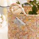 thumbnail image 5 of Cesta Lavado Lavandería Floral Canasta Almacenamiento Tela Boho (estilo D), 5 of 9