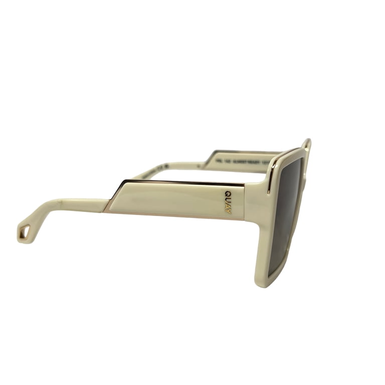 QUAY Almost Ready Polarized
Sunglasses Ivory Frame Brown Gradient
Lens Quay Almost Ready square sunglasses with polarized brown  main image 2