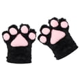 thumbnail image 3 of 1 par de guantes de peluche con garras de gato, guantes de cosplay con pata de gato, guantes cálidos con garras de animal, guantes de invierno con pata de animal., 3 of 6