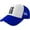 Blue, variant on John 3:16 for God So Loved The World Cross, Christian, Faith Mesh Trucker Hat Men Baseball Cap Women Sun Hat Black