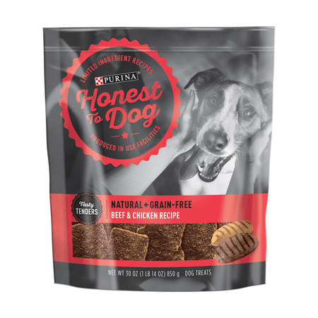 Honest To Dog Limited Ingredient, Grain Free Dog Treats; Beef & Chicken - 30 oz.