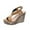 Brown, variant on Women's Orthopedic Arch Support Hollow Elastic Ankle Wedge Sandals Summer Open-Toe Comfortable Non-Slip Casual Outdoor Party Dress Platform High Heel Sandals