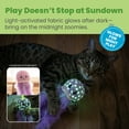 thumbnail image 4 of Catstages Glow N' Pounce Octopus Kicker Cat Toy with Catnip, Glows in the Dark, Loop for Wand Attachment, 4 of 4