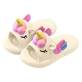 thumbnail image 6 of Godom Slippers for Girls Shower Slipper Bathroom Pool Sandals Summer Non-Slip Beach Shoes Toddler/Little/Big Kid, 6 of 7