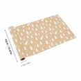 thumbnail image 2 of Christmas Wrapping Paper Roll White Snowflake and Tree Print, Festive Gift Wrapping Paper on Brown Kraft for Holiday Presents, Seasonal Gift Wrap, 2 of 4