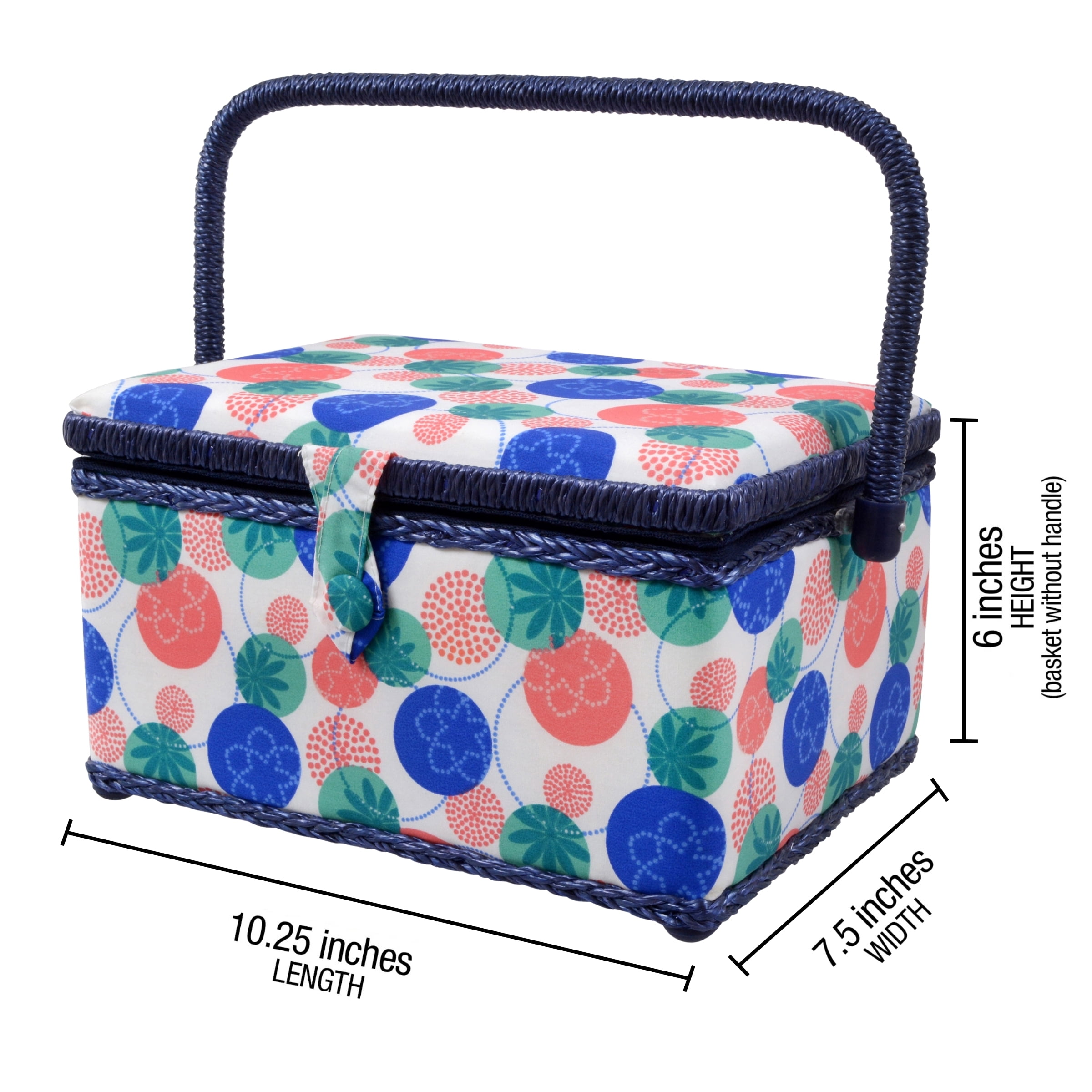 SINGER Sewing Basket with Complete Sewing Kit and Notions Set