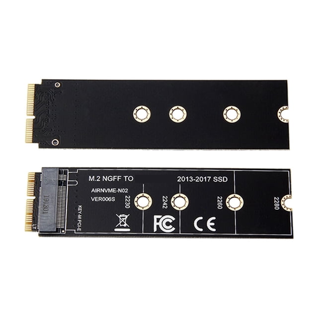 Tarjeta M.2 NVME SSD Adaptador Convertidor Convertidor Tarjeta Compatible Con Air Pro 2013 2014 2015 2016 2017