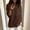 Brown, variant on Ayfxijin Pullover Sweaters for Women,Women's Fashion T-shirt Long Sleeves Blouse O-Neck Casual Pullover Tops