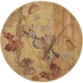 thumbnail image 2 of Nourison Somerset Floral Beige 3'6" x Round Area Rug, (4 Round), 2 of 6