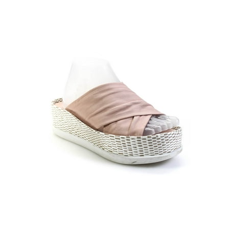 

Pre-owned|Sigerson Morrison Womens Criss-Cross Platform Espadrilles Sandal Pink Size 8