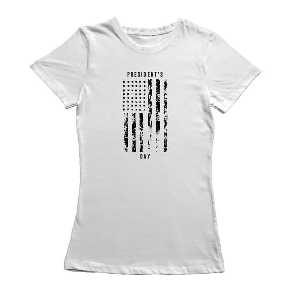 President's Day American Flag Graphic Women's T-shirt