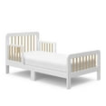 thumbnail image 6 of Storkcraft Pasadena Toddler Bed, White with Driftwood, 6 of 10