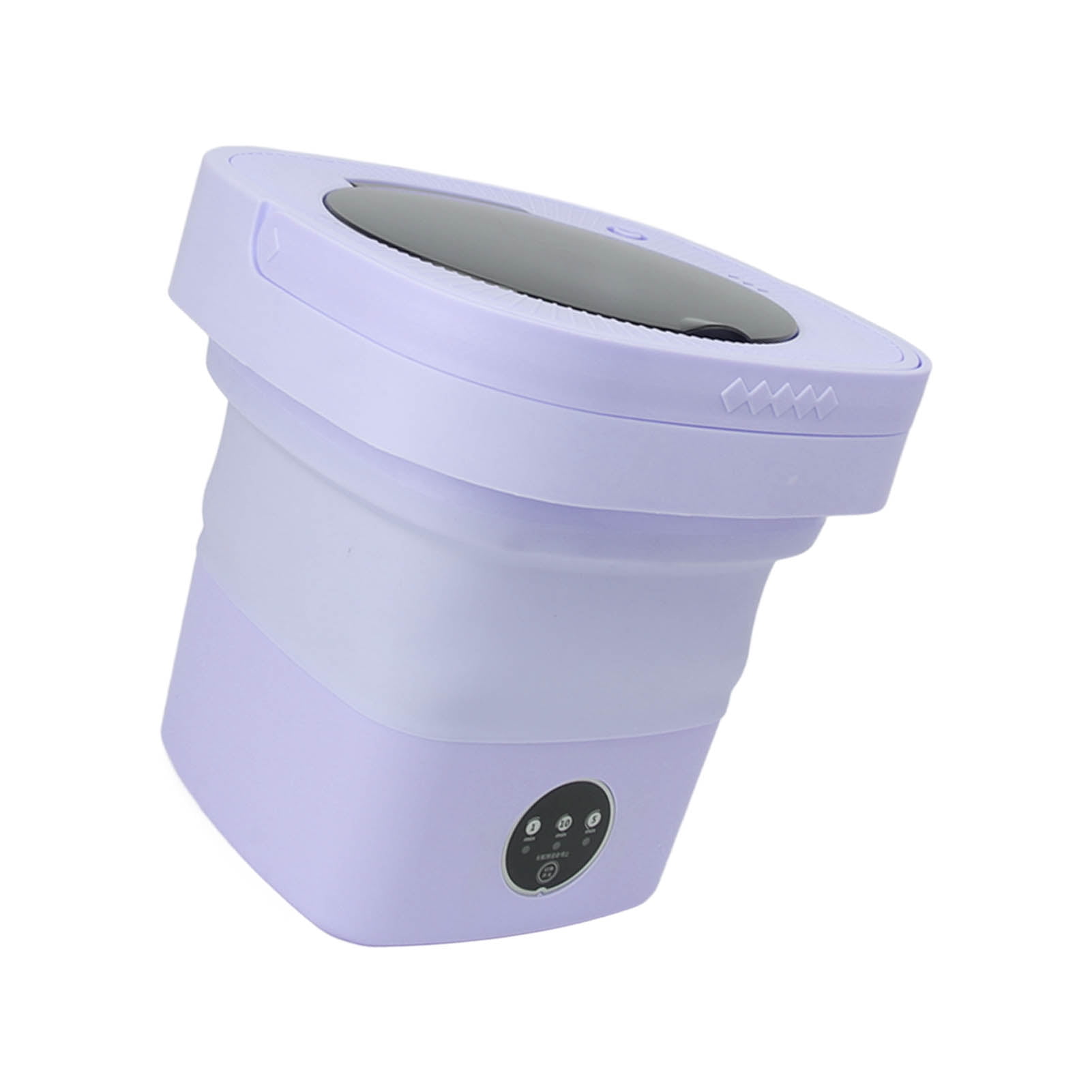 Portable Washing Machine, 6.5L Small Laundry Washer with Water Tube, Deep Cleaning, Folding Automatic Washer with Spin Dryer for Apartments, Dorm