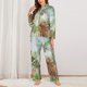 thumbnail image 2 of Fotbe Watercolor African Animals Wildlife Conjunto de Pijama de Manga Larga para Mujer con Estampado, Ropa de Dormir de 2 Piezas, Conjunto de Casa Suave y Cómodo con Bolsillos-X-Large, 2 of 7
