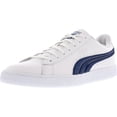 thumbnail image 1 of Puma Men's Basket Classic Badge White / True Blue Ankle-High Leather Fashion Sneaker - 13M, 1 of 4