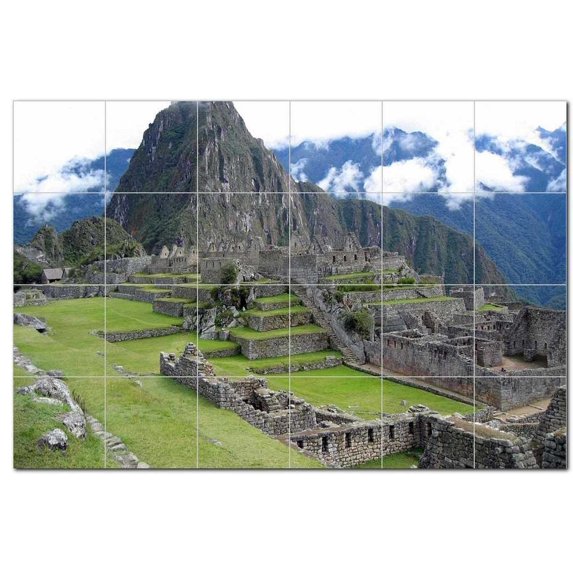 Monument Ceramic Tile Mural Kitchen Backsplash Bathroom Shower, 400997-XL64